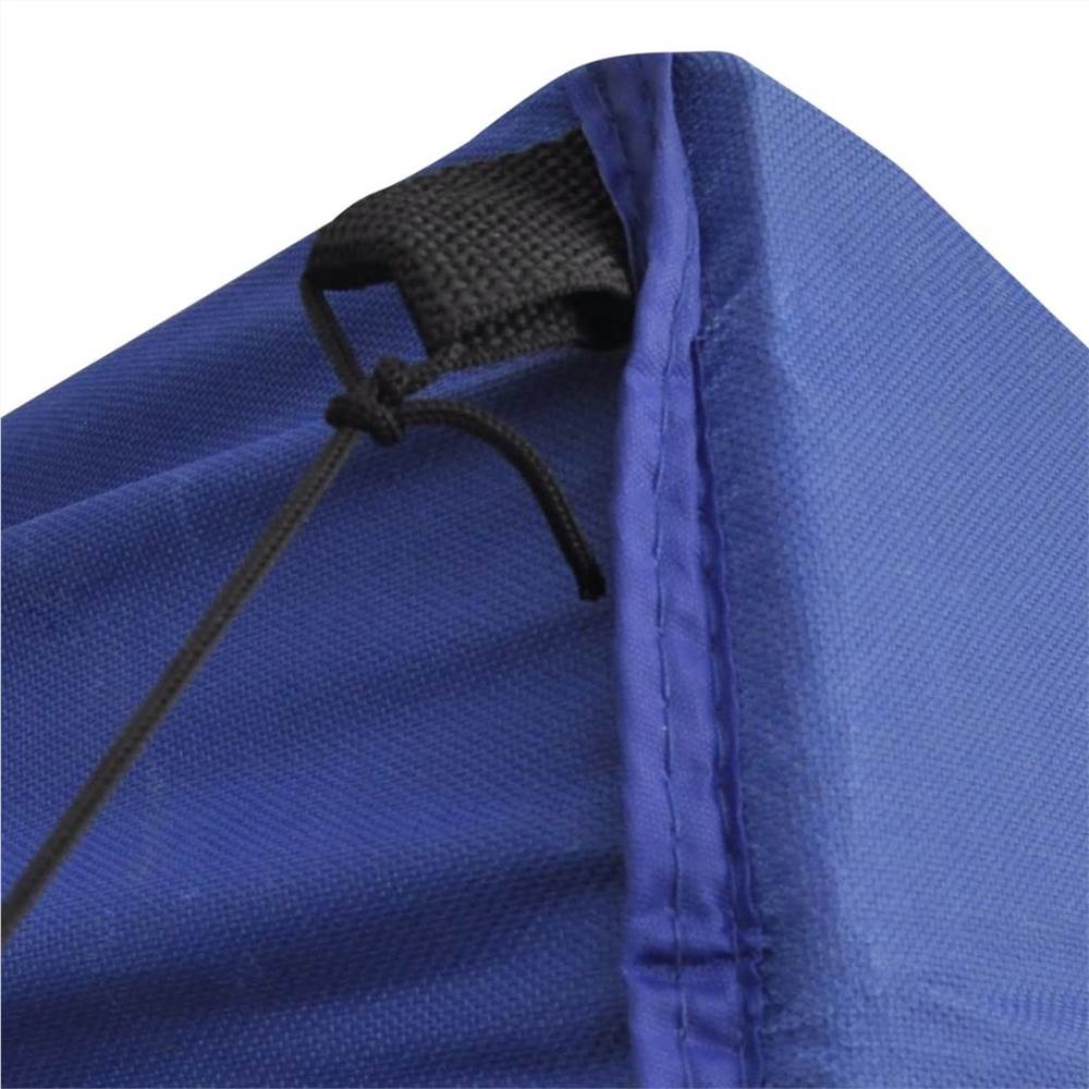 Foldable Tent 3x3 m with 4 Walls Blue