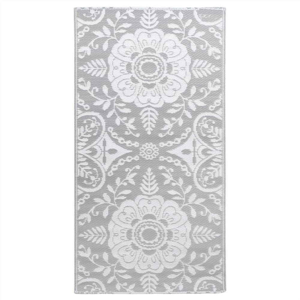 Outdoor Carpet Light Grey 190x290 cm PP