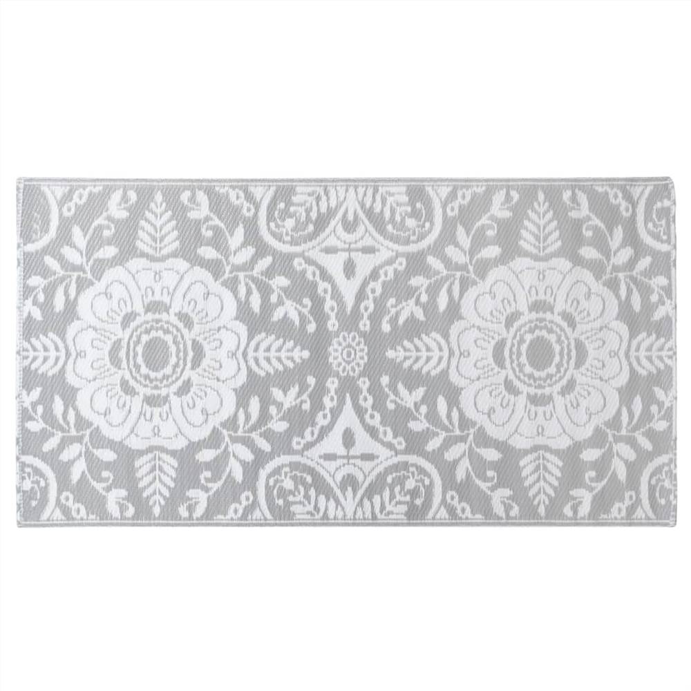 Outdoor Carpet Light Grey 190x290 cm PP