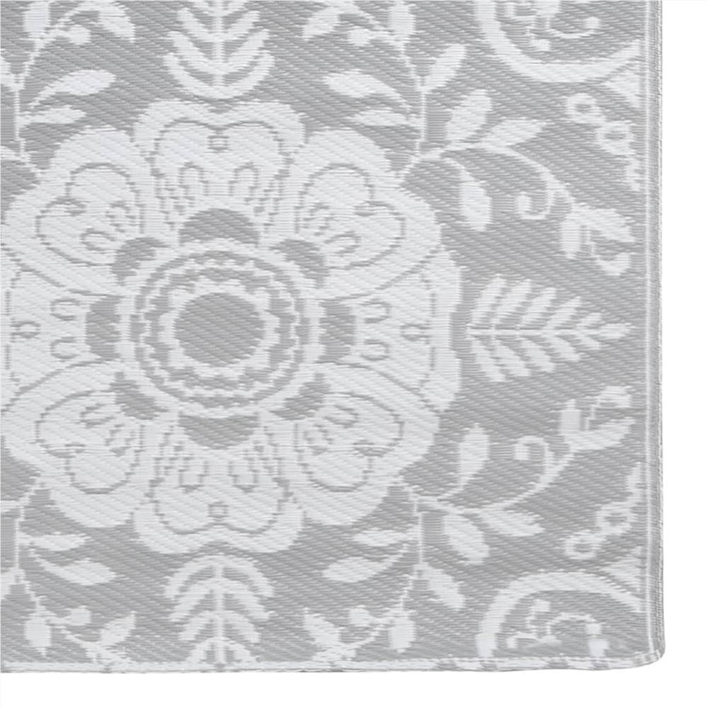 Outdoor Carpet Light Grey 190x290 cm PP