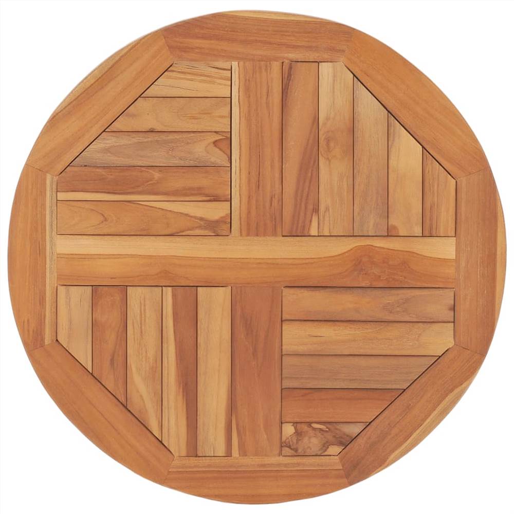 

Table Top Solid Teak Wood Round 2,5 cm 60 cm