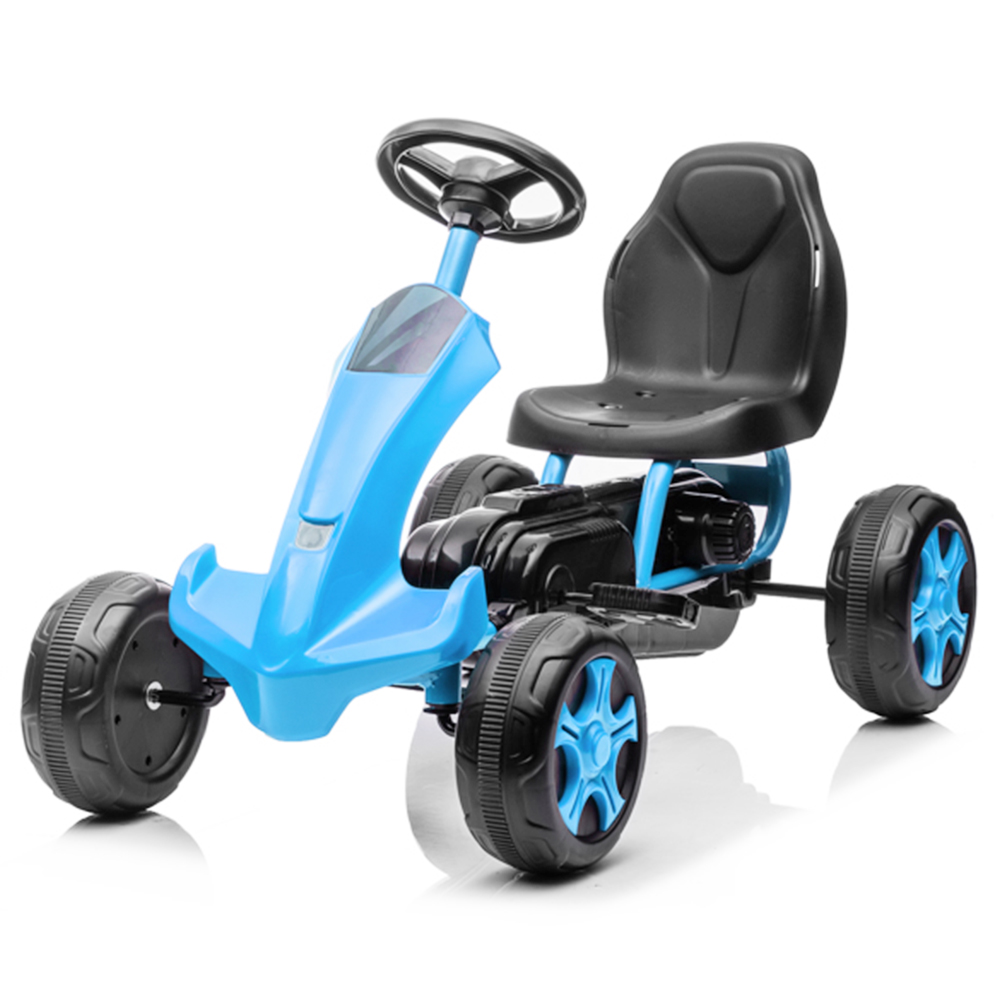 LALAHO Go Kart for Kids over 3 Years Old 75*45*50cm Kids Toy Blue