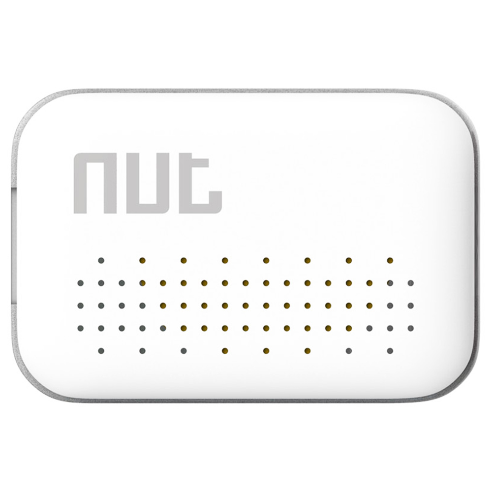 Nut Mini F6 Smart Tag Bluetooth Tracker Key Finder Locator Anti Lost Found Alarm For Security Protection White