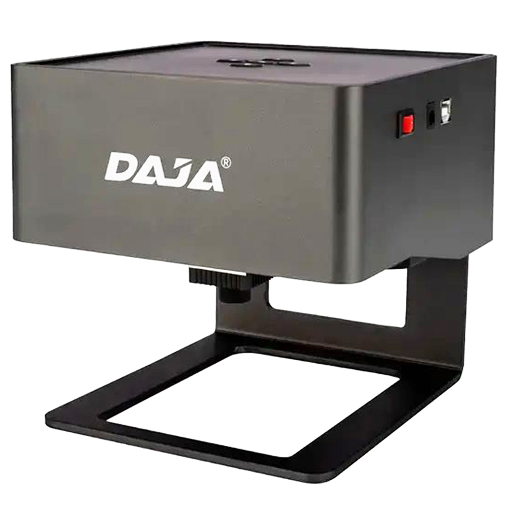 DAJA DJ6 3W mini lasergraveerder, APP-bediening, 80 mm * 80 mm - EU-stekker