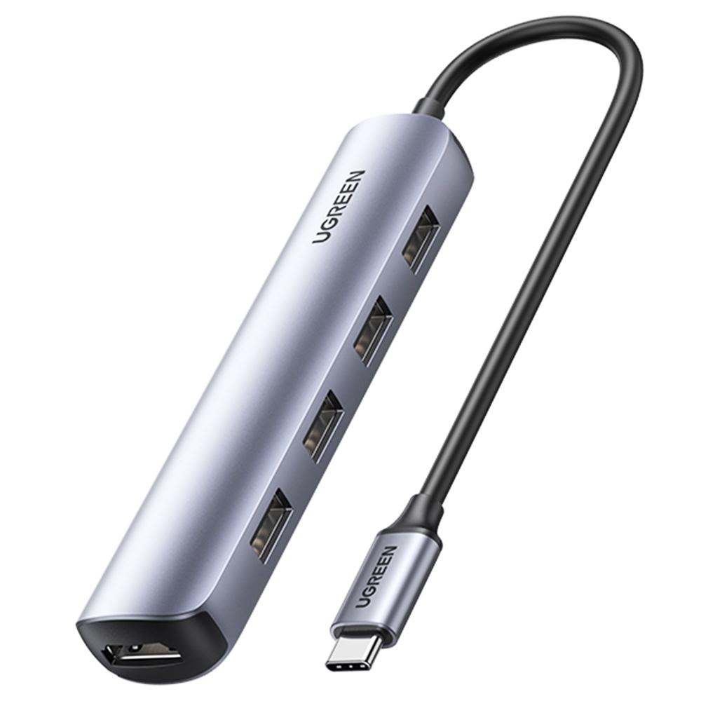 Ugreen Type USB C Hub USB C 3.1 to 4K HDMI RJ45 PD 100W Charge OTG Adapter USB C Dock for MacBook Air Pro 2020 USB 3.0