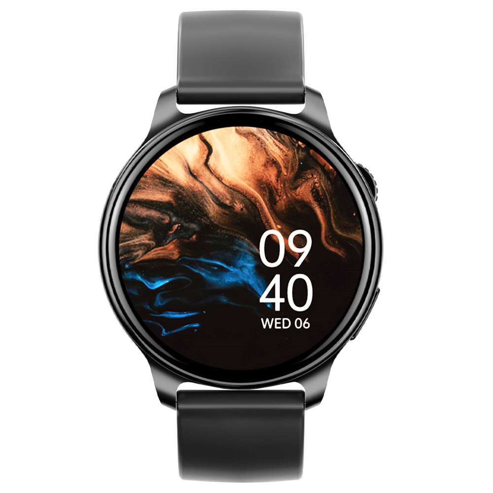 LOKMAT Time 2 Smart Watch Bluetooth Call Monitoraggio della frequenza cardiaca Orologio sportivo con monitoraggio del sonno per Android iOS Nero