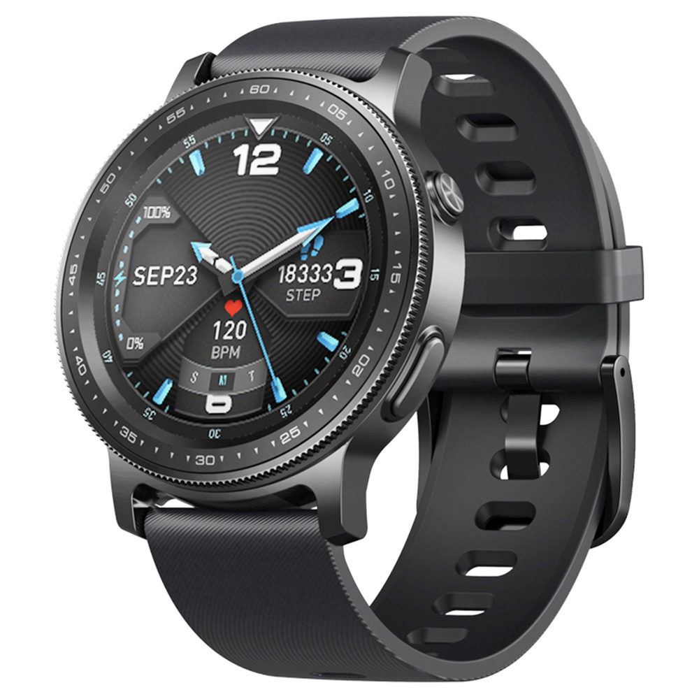 Zeblaze GTR 2 Smart Watch Ta emot/Ring samtal Hälso- och fitnessmonitor Lång batteritid Smartwatch Vattentät IP68 Svart