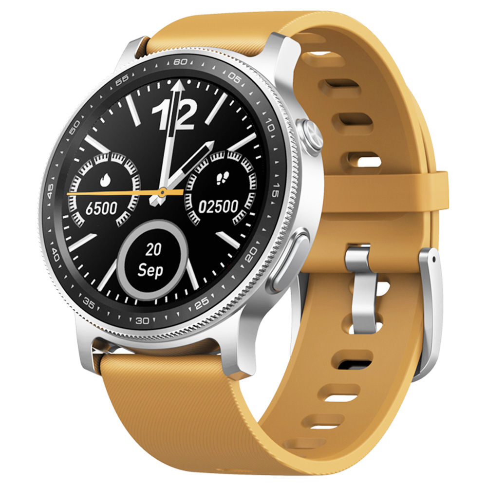 Zeblaze GTR 2 Smart Watch Ta emot/ringa samtal Hälso- och fitnessmonitor Lång batteritid Smartwatch Vattentät IP68 Silver