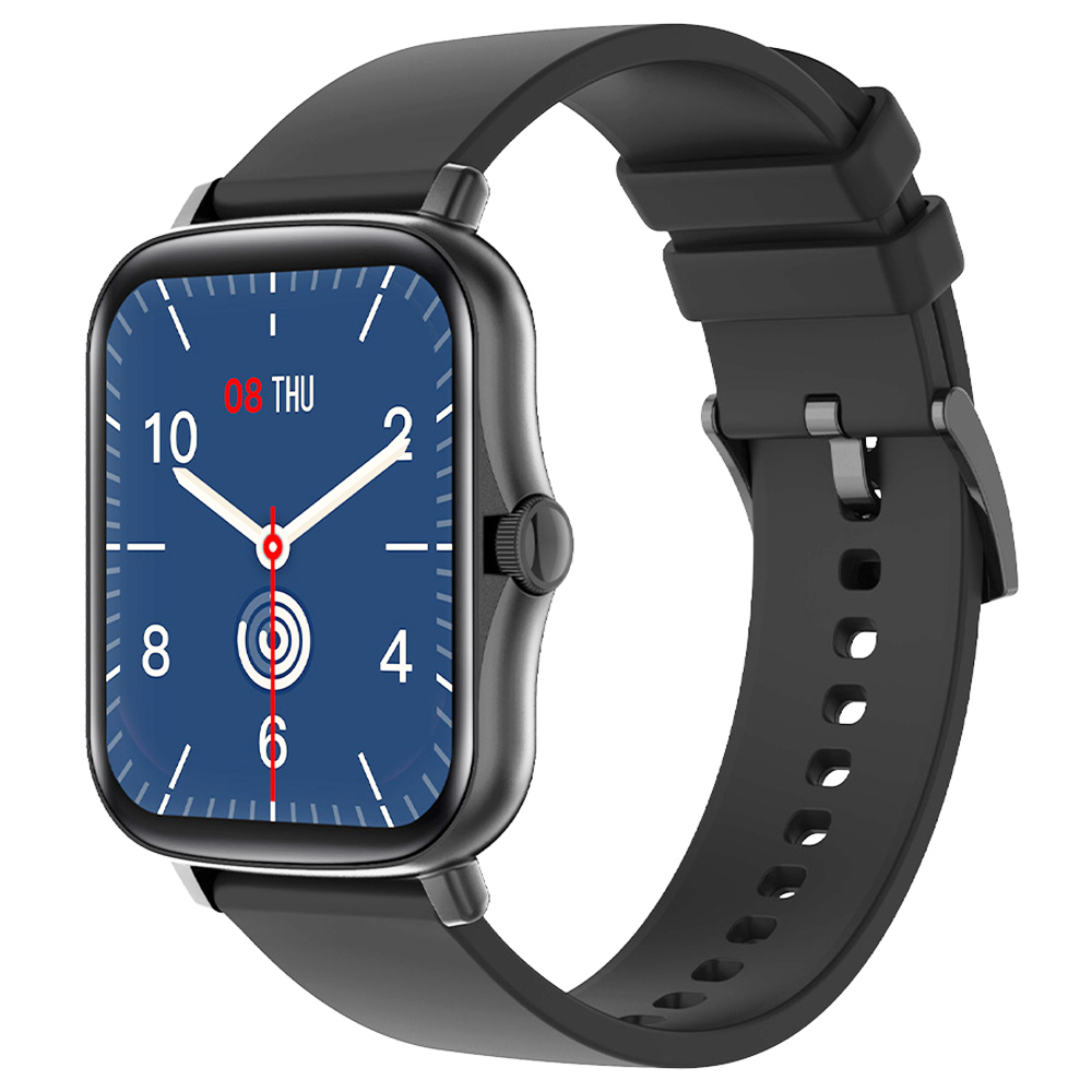 COLMI P8 Plus 1.69 นิ้ว Smart Watch IP67 กันน้ำ Heart Rate ความดันโลหิตเลือดออกซิเจน Black