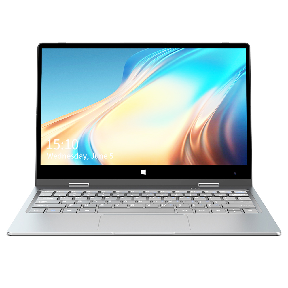 Laptop BMAX Y11 Plus 2-in-1 Touch Screen IPS da 11.6 pollici Intel Jasper Lake N5100 8 GB DDR4 256 GB ROM Windows 10 5000 Batteria multilingue - Grigio
