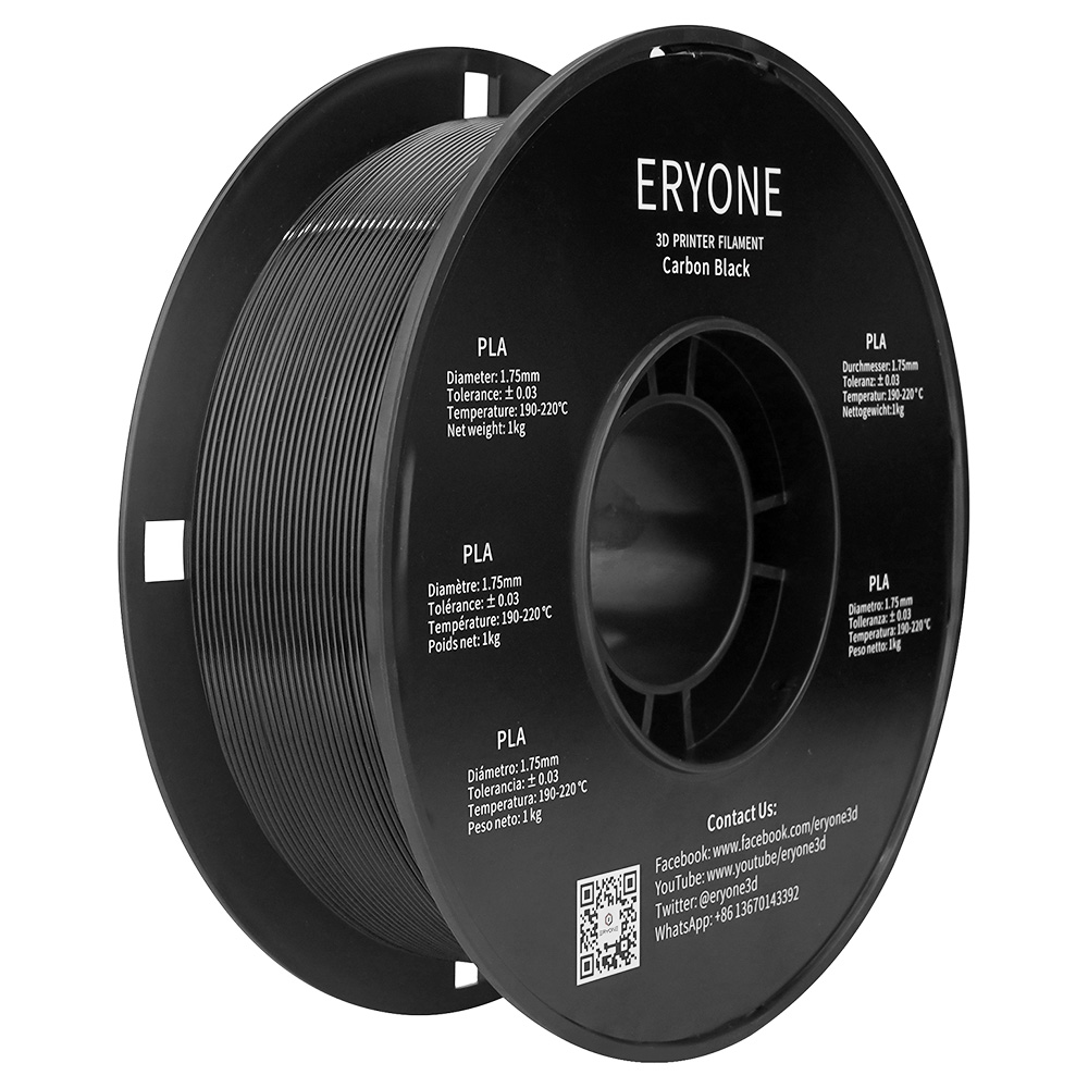 ERYONE PLA Filament for 3D Printer 1.75mm Tolerance 0.03mm 1kg (2.2LBS)/Spool - Rigid Indigo
