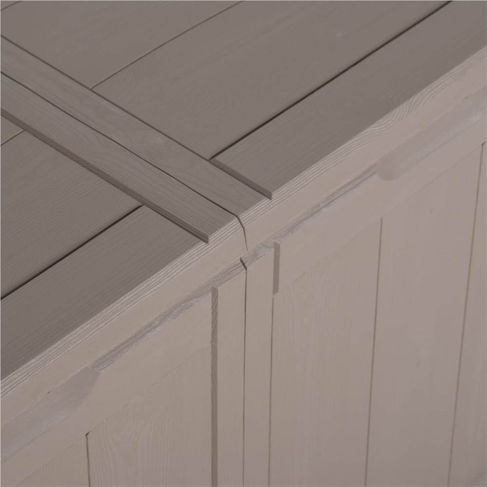 Garden Storage Box 180L Brown PP