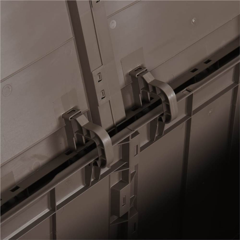 Garden Storage Box 180L Brown PP