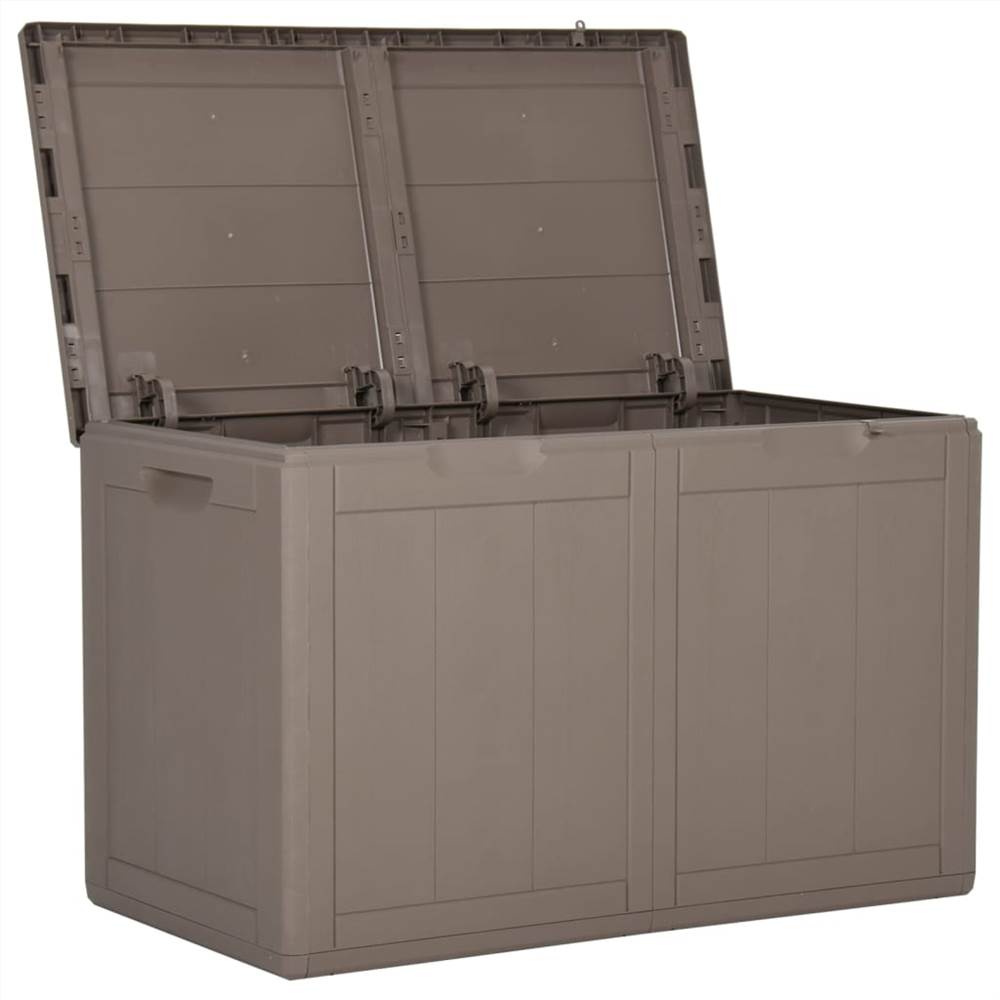Garden Storage Box 180L Brown PP