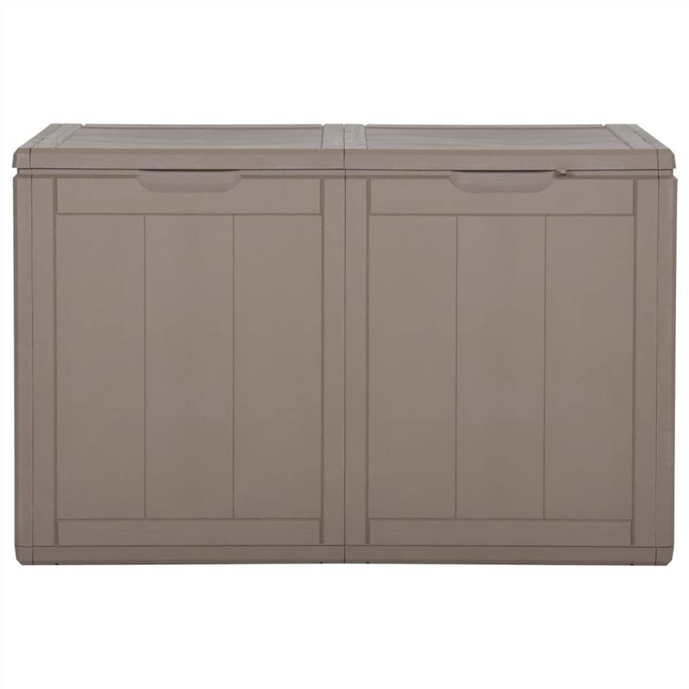 Garden Storage Box 180L Brown PP