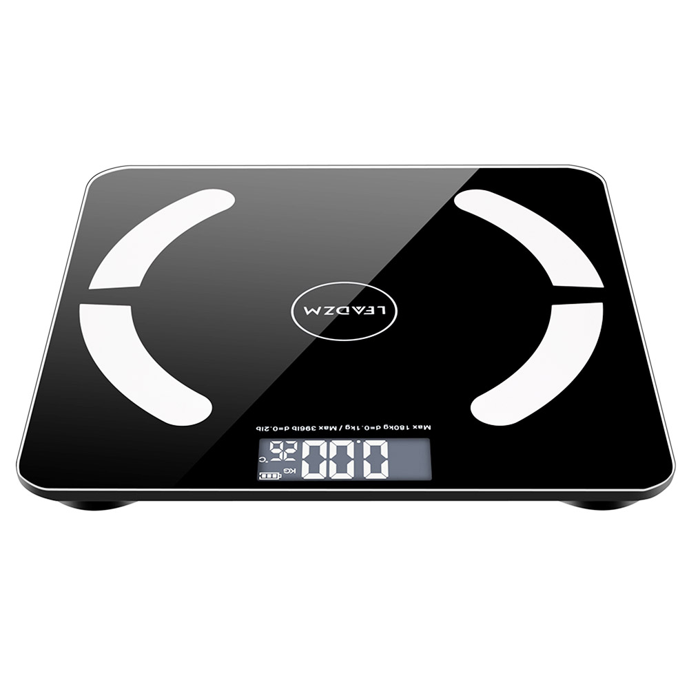 LEADZM Digital Smart Bluetooth Body Fat Scale with OKOK App for Body Weight BMI Water Percentage Muscle Bone Mass BMR