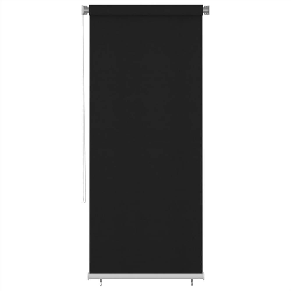Outdoor Roller Blind 100x230 cm Black