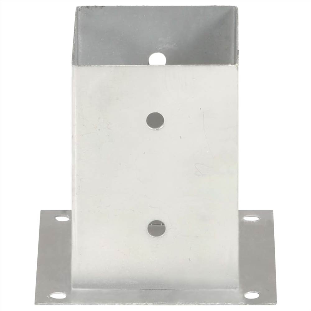 Post Anchors 4 pcs Galvanised Metal 101 mm