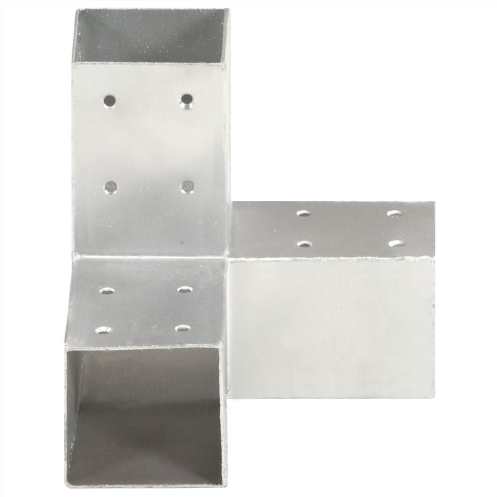 Post Connector Y Shape Galvanised Metal 71x71 mm