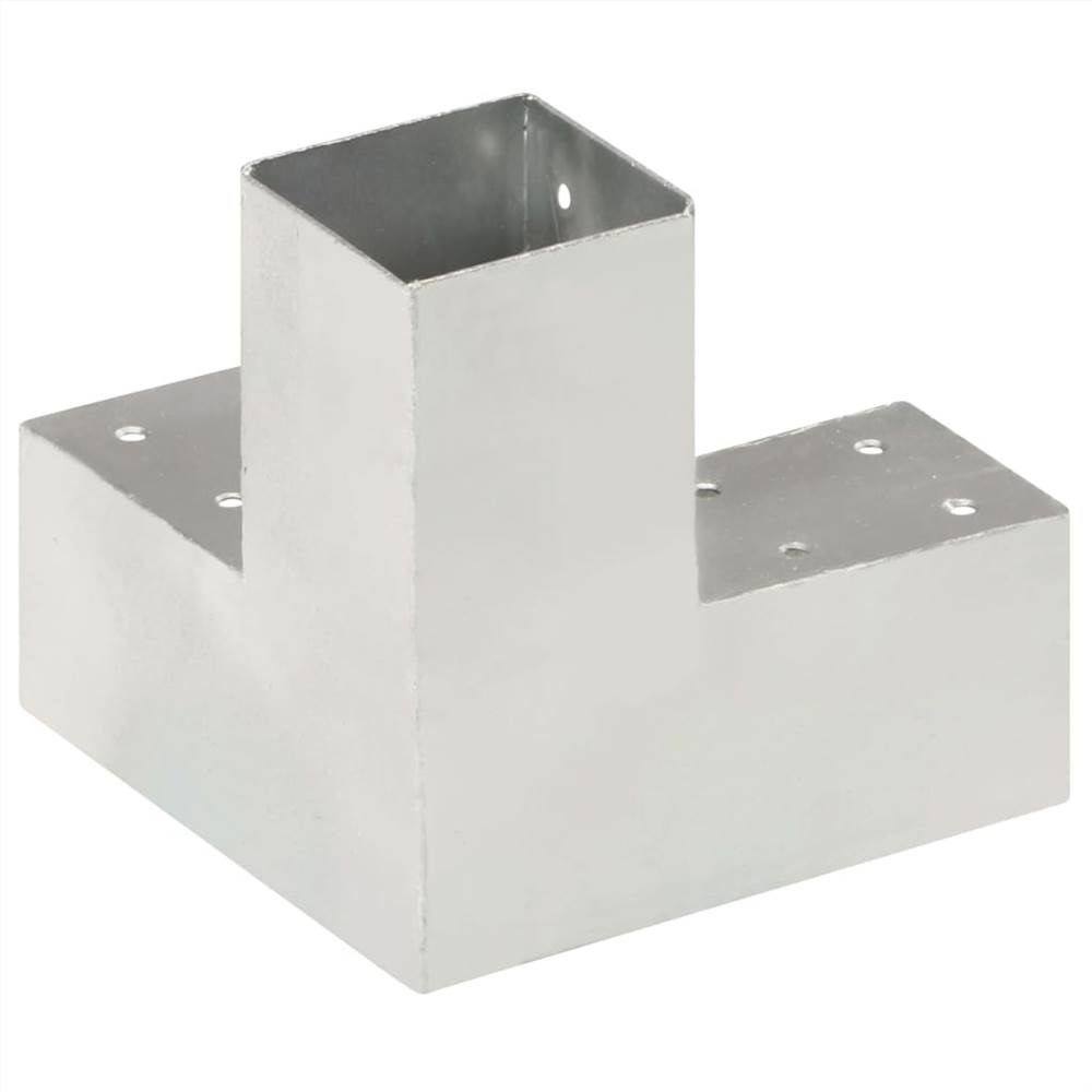 Post Connector Y Shape Galvanised Metal 71x71 mm