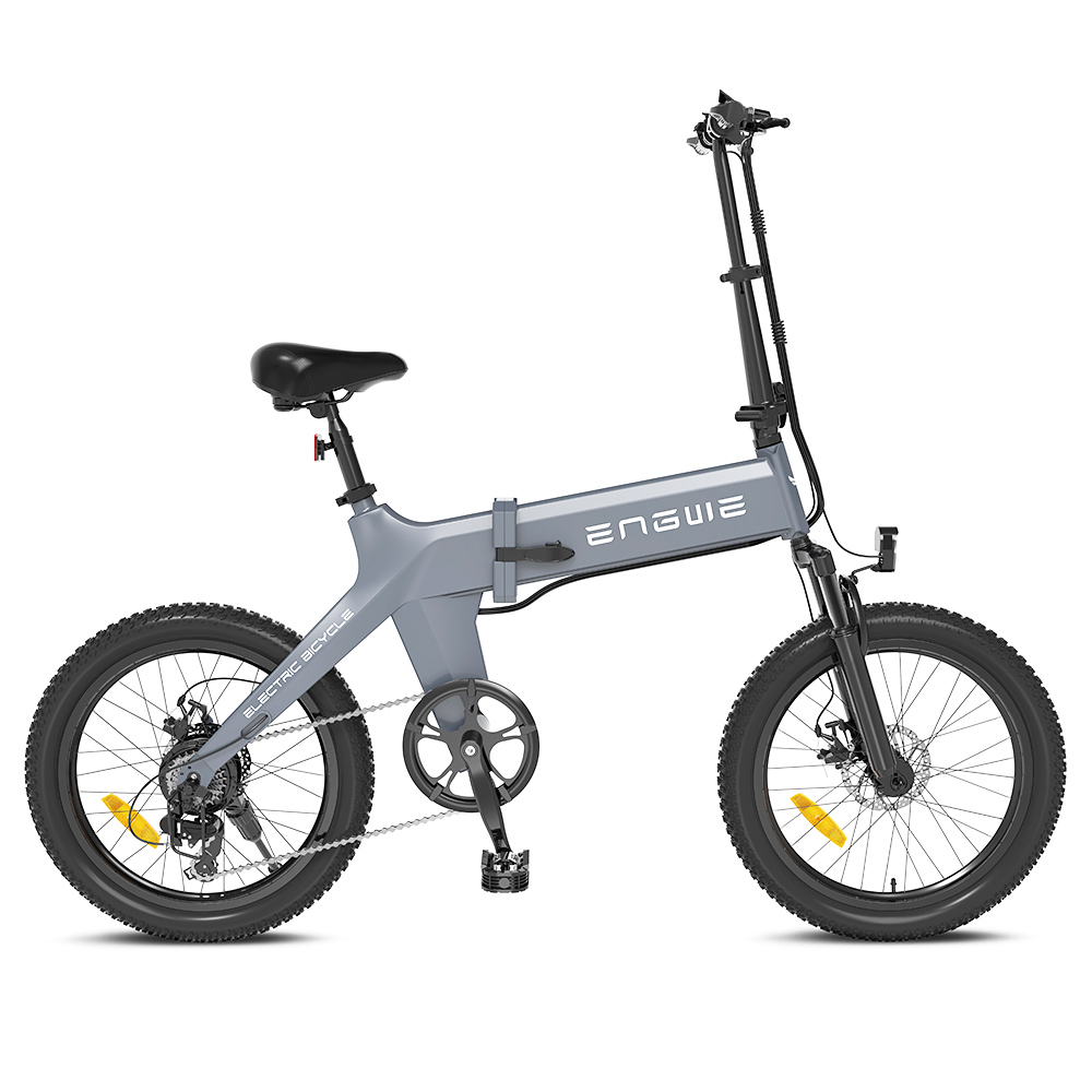 ENGWE C20 Pro Folding Electric Bicycle 20 Inch Tires 250W Brushless Motor 36V 19.2Ah Battery 25km/h Max Speed - Gray