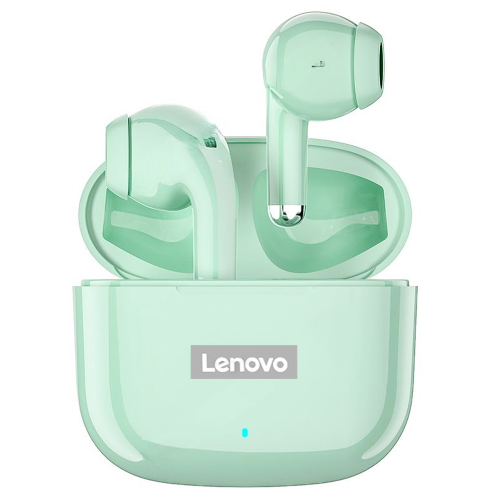Lenovo Thinkplus LivePods LP40 Pro TWS Auriculares inalámbricos Bluetooth Auriculares con cancelación de ruido Auriculares deportivos para juegos - Verde