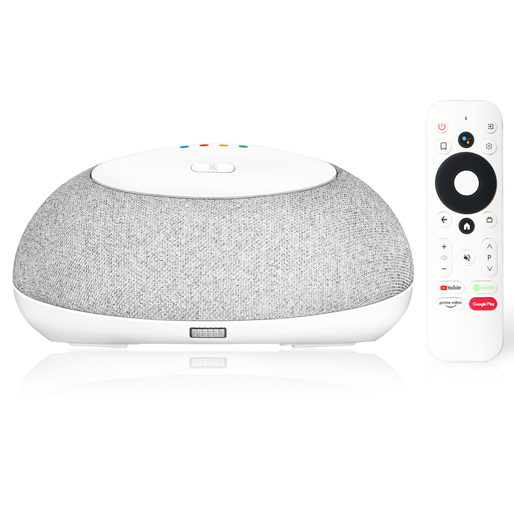 MECOOL Home Plus KA1 4GB/32GB TV Box Smart Speaker Combo, Amlogic S905X4, Google Assistant, 4K Streaming, Smart Home Control