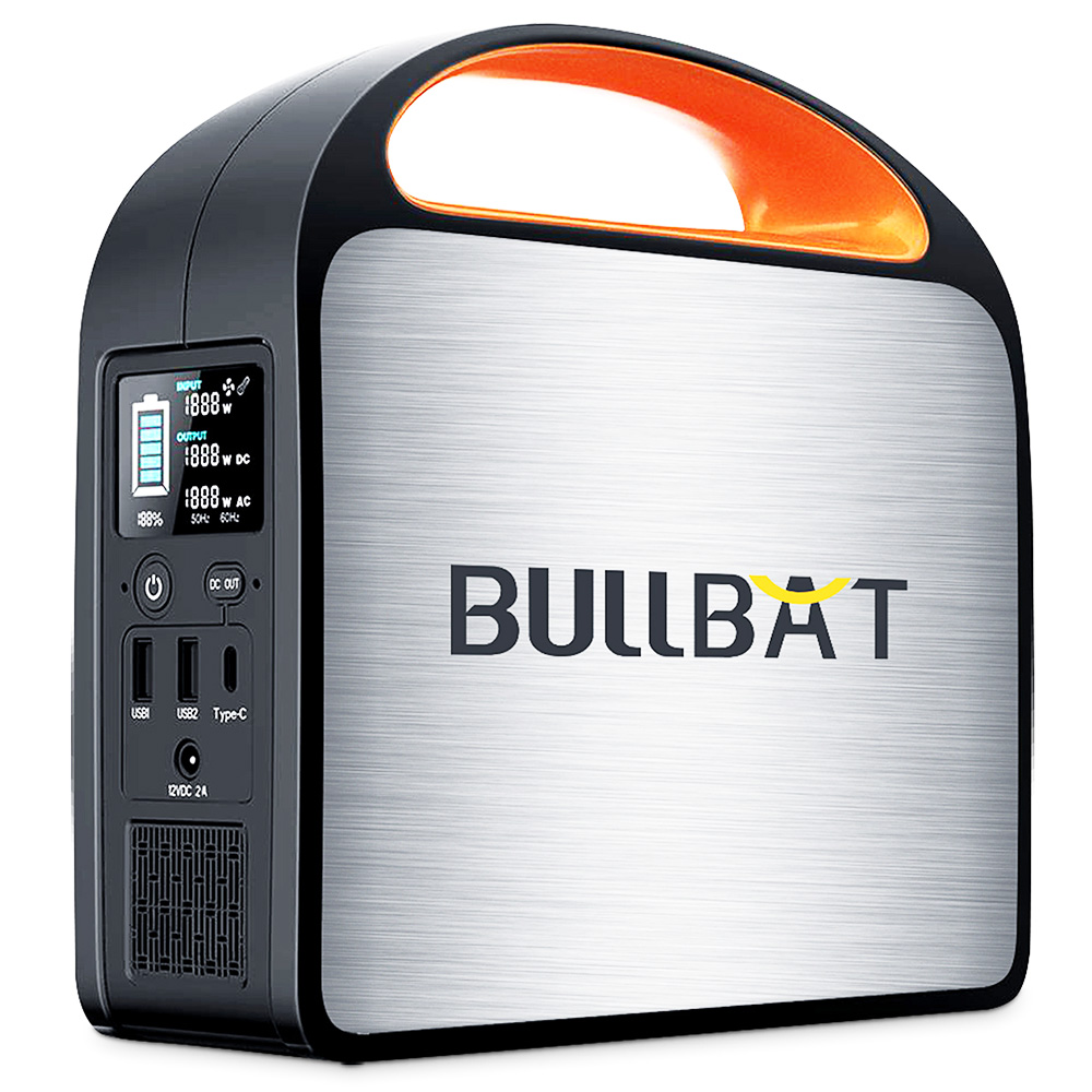 BULLBAT Pioneer 250 257Wh/250W Portable Power Station Solar Power Generators Backup Power Supply for Outdoor & Indoor