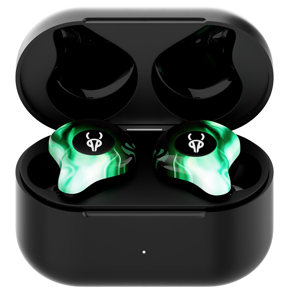 Sabbat G12 Elite TWS Wireless Bluetooth Headphones Gaming Music Dual Modes Noise Reduction Earphones With Mic - Green