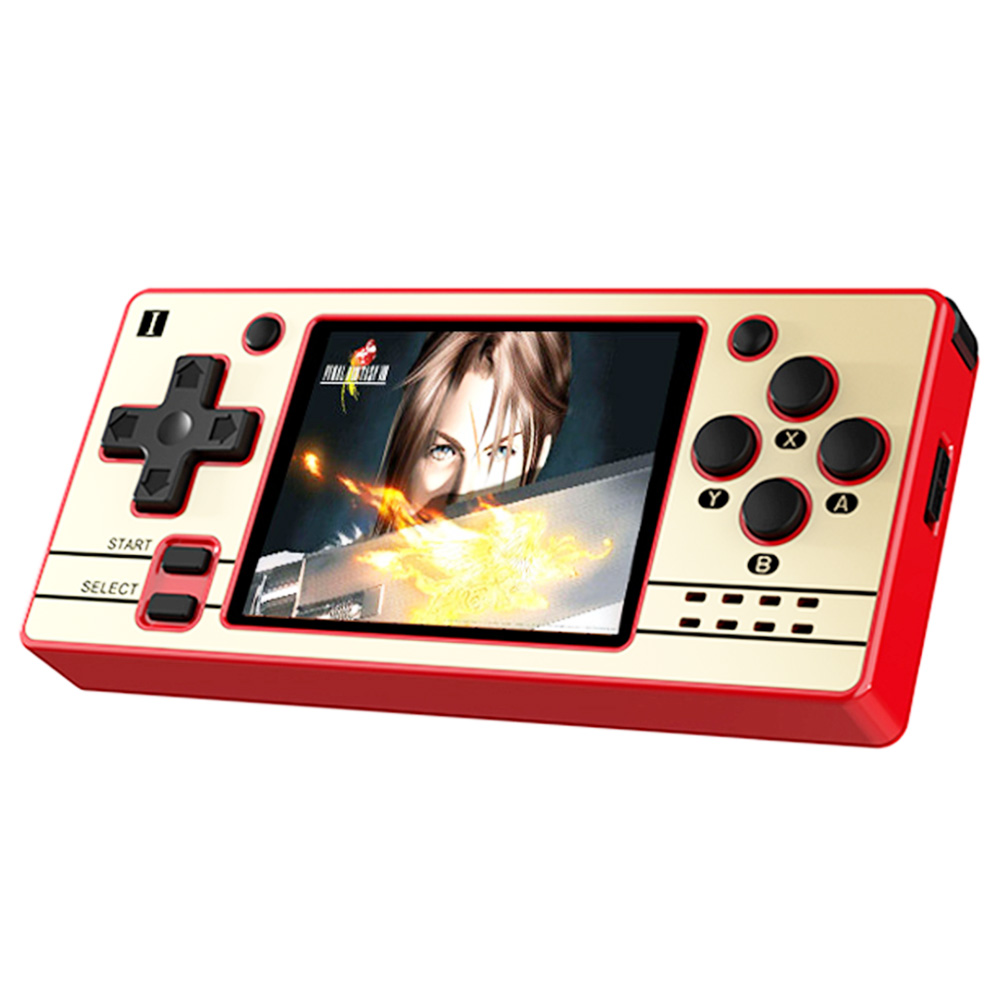 

Powkiddy Q20 Mini Handheld Video Game Consoles Open Source Retro 2.4 Inch IPS Screen PS1 Game Player 64GB - Red