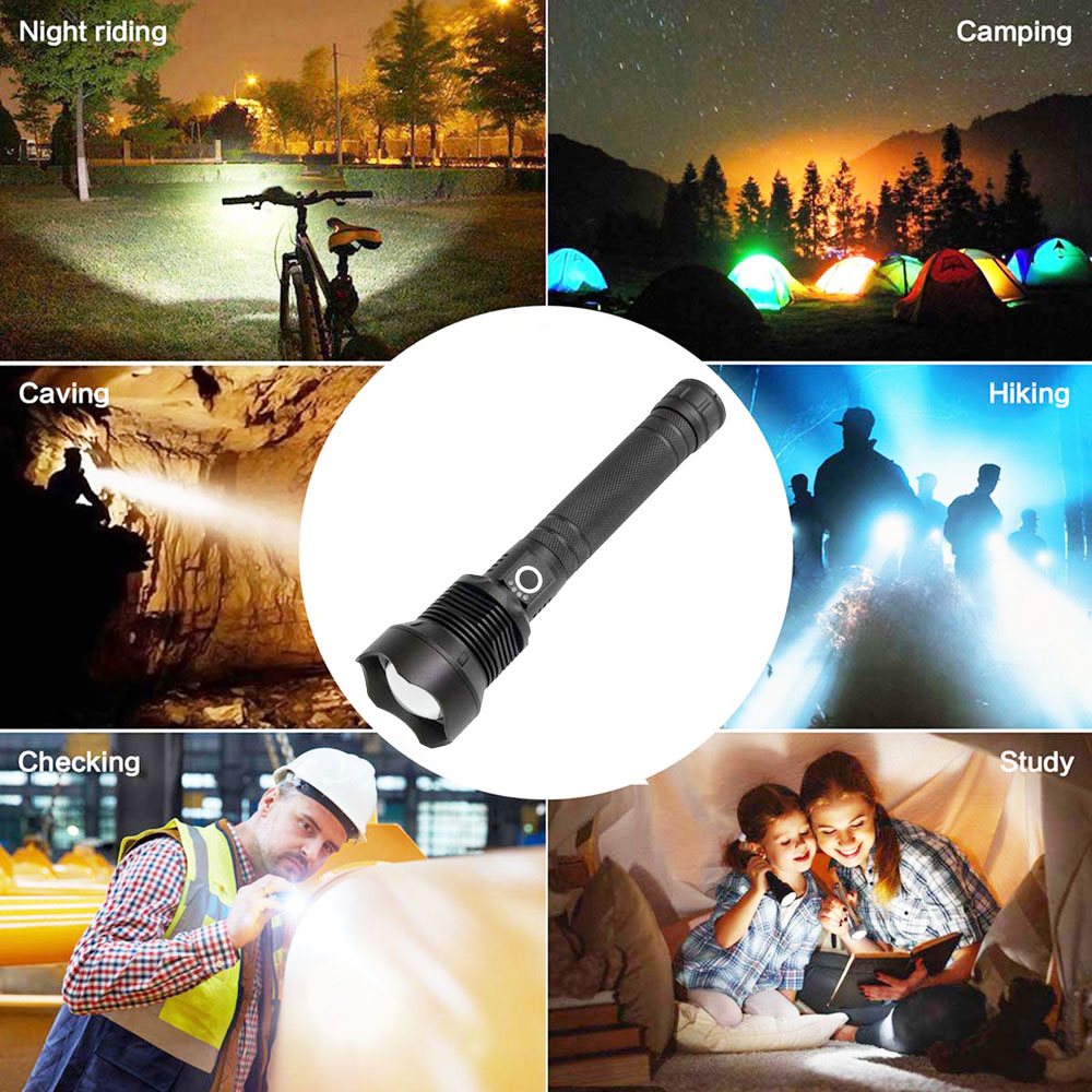 DG08 4.2V 15W LED Flashlight