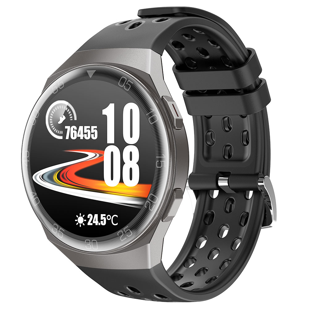 SENBONO MAX1 Smartwatch Çoklu İzle Yüz Fitness Takipçisi Desteği iOS Android için SpO2/HR/BP Monitörü - Siyah