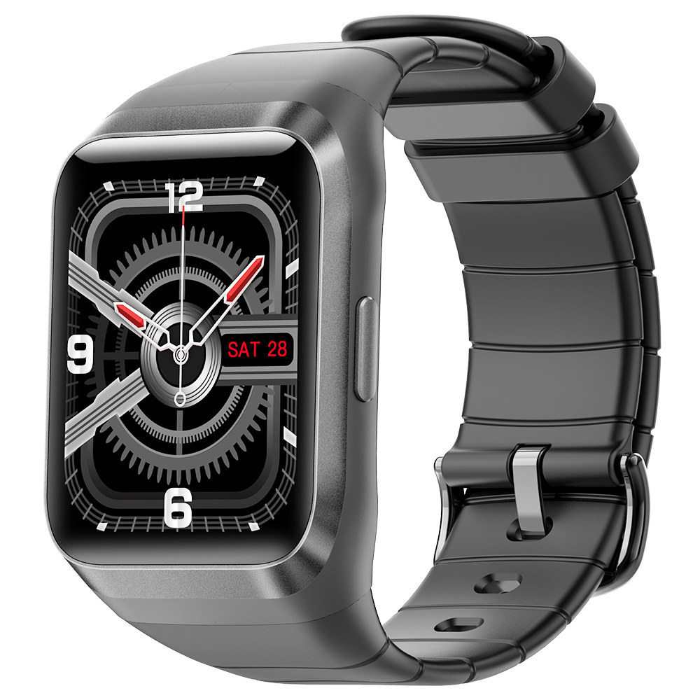 SENBONO SD-2 Smartwatch 1.69 '' หน้าจอสัมผัสกีฬานาฬิกา IP68 เครื่องติดตามการออกกำลังกายกันน้ำสำหรับ iOS Android Black