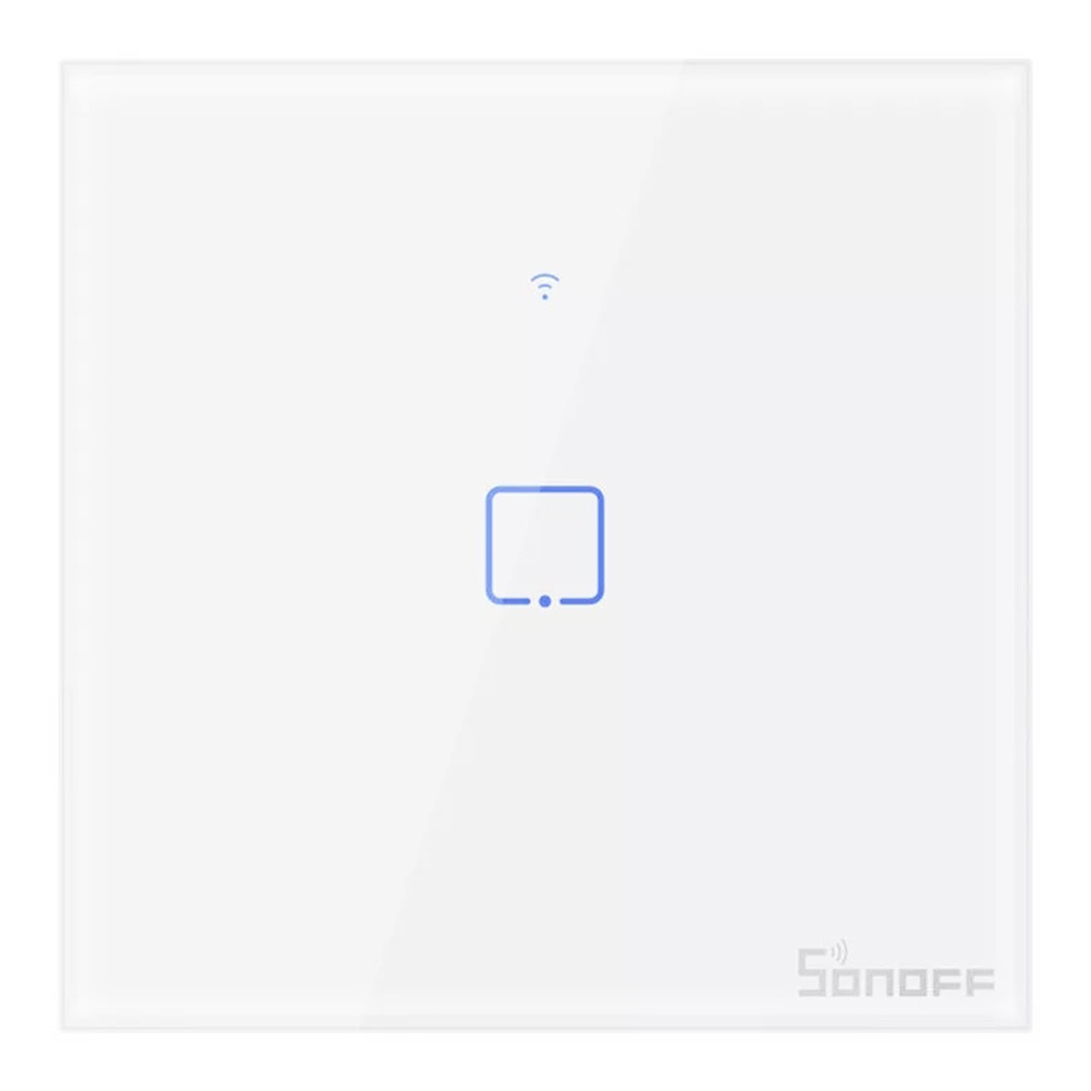 SONOFF T1EU1C-TX Interrupteur mural WiFi intelligent 1 gang Google Home/Alexa