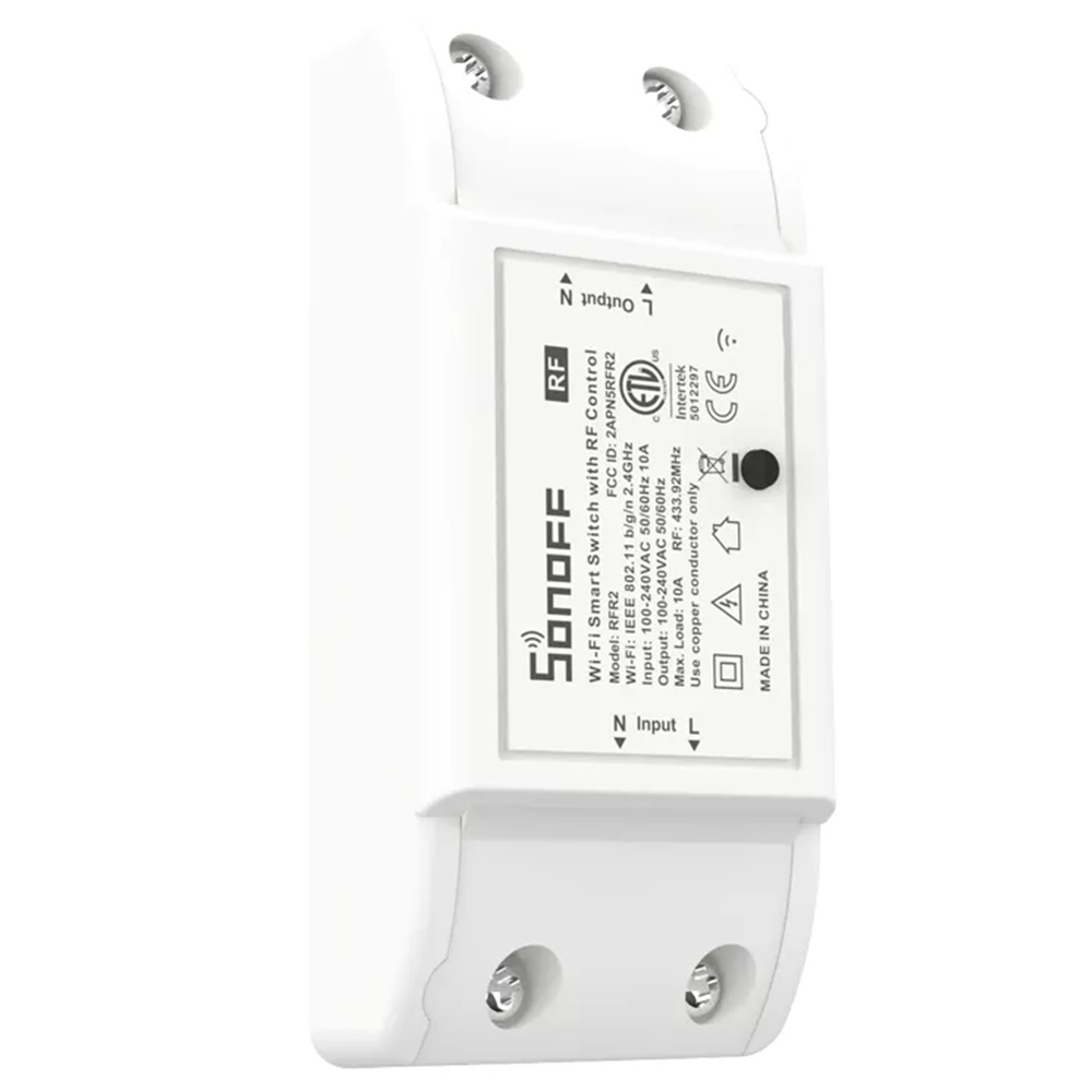 Sonoff RF R2 WiFi Smart Switch Smart Home Remote Control Timer DIY Switch مع 433MHz RF Receiver عبر Ewelink تعمل مع