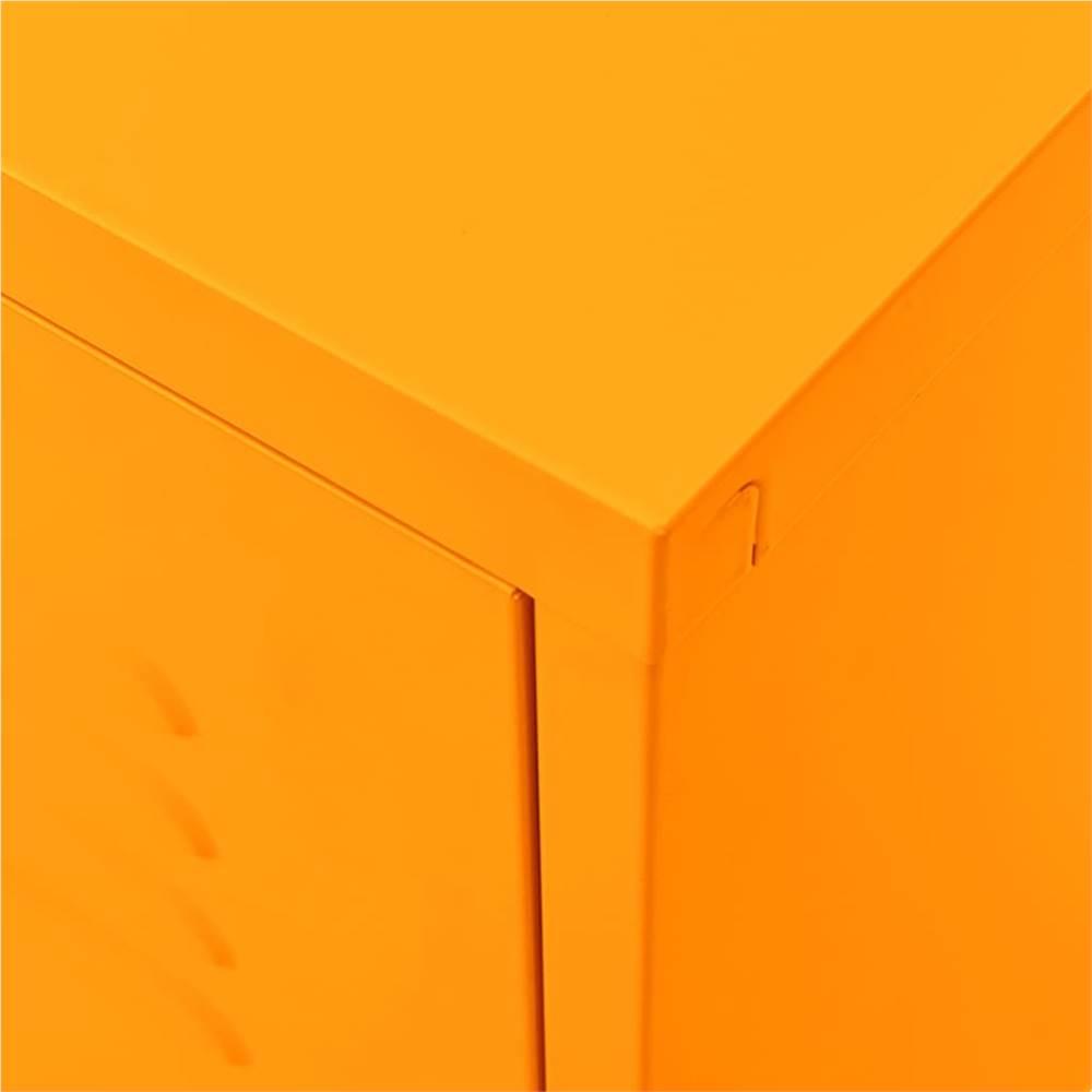 TV Cabinet Mustard Yellow 105x35x50 cm Steel