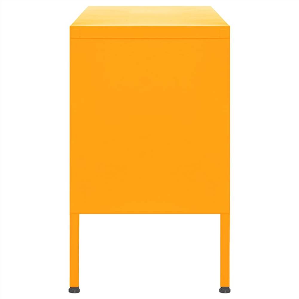 TV Cabinet Mustard Yellow 105x35x50 cm Steel