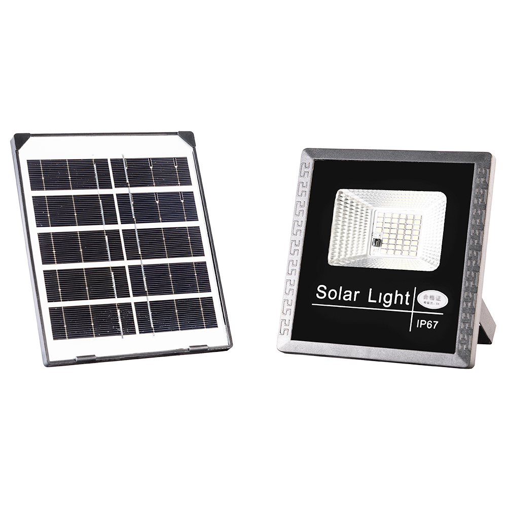 25W-44 Luzes Lâmpada de Projeção Solar Exterior com Controle Remoto e Temporização IP67 À Prova D'água