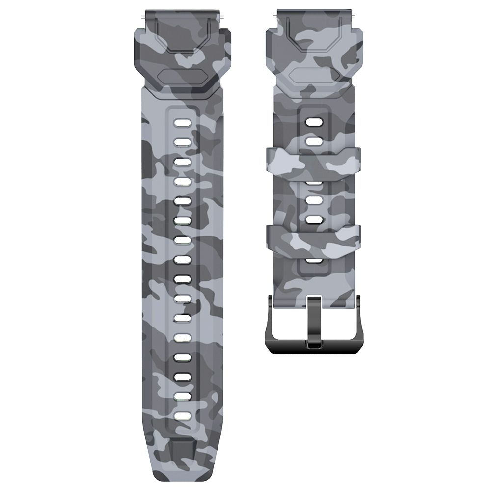Black Camouflage Straps for KOSPET TANK M1 Smartwatch 22mm Width