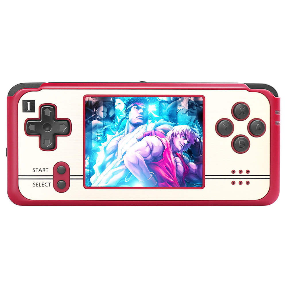 Anbernic K101 Plus Handheld Game Console Mini Video Game Player 3'' Screen Support Dual Core System Add 8G Game Card Red
