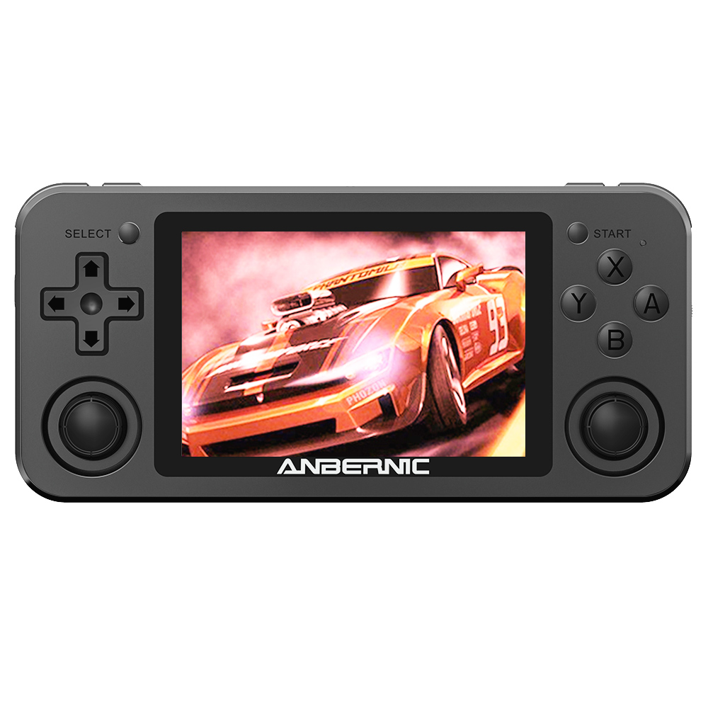 Anbernic RG351M Portable Game Console Pocket Game Player 3.5'' IPS Screen Open Source Linux System 64GB Matte Black
