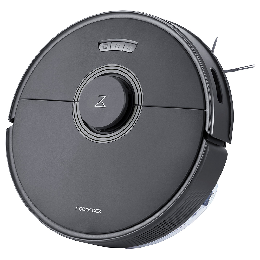 Roborock Q7 Max Robot Vacuum Cleaner 2 In 1 Vacuuming and Mopping 4200Pa Powerful Suction LDS Navigation 3D Mapping with 470ml Dustbin 350ml Water Tank 5200mAh Battery APP Control Upgrade for Roborock S5 Max - Black