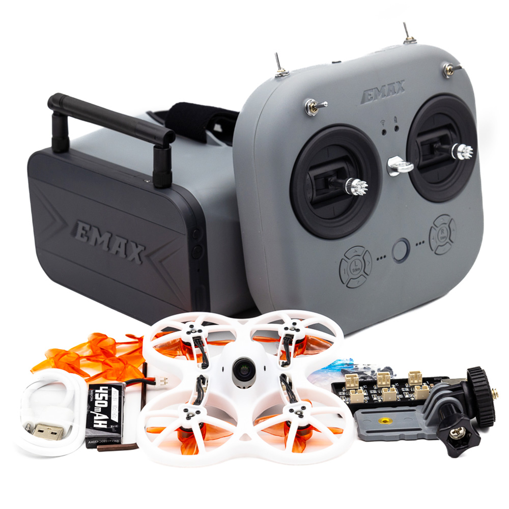 EMAX EZ Pilot Pro Mini 5.8G Indoor FPV Racing Drone con fotocamera Occhiali RC Drone 2 ~ 3S RTF Versione per principianti