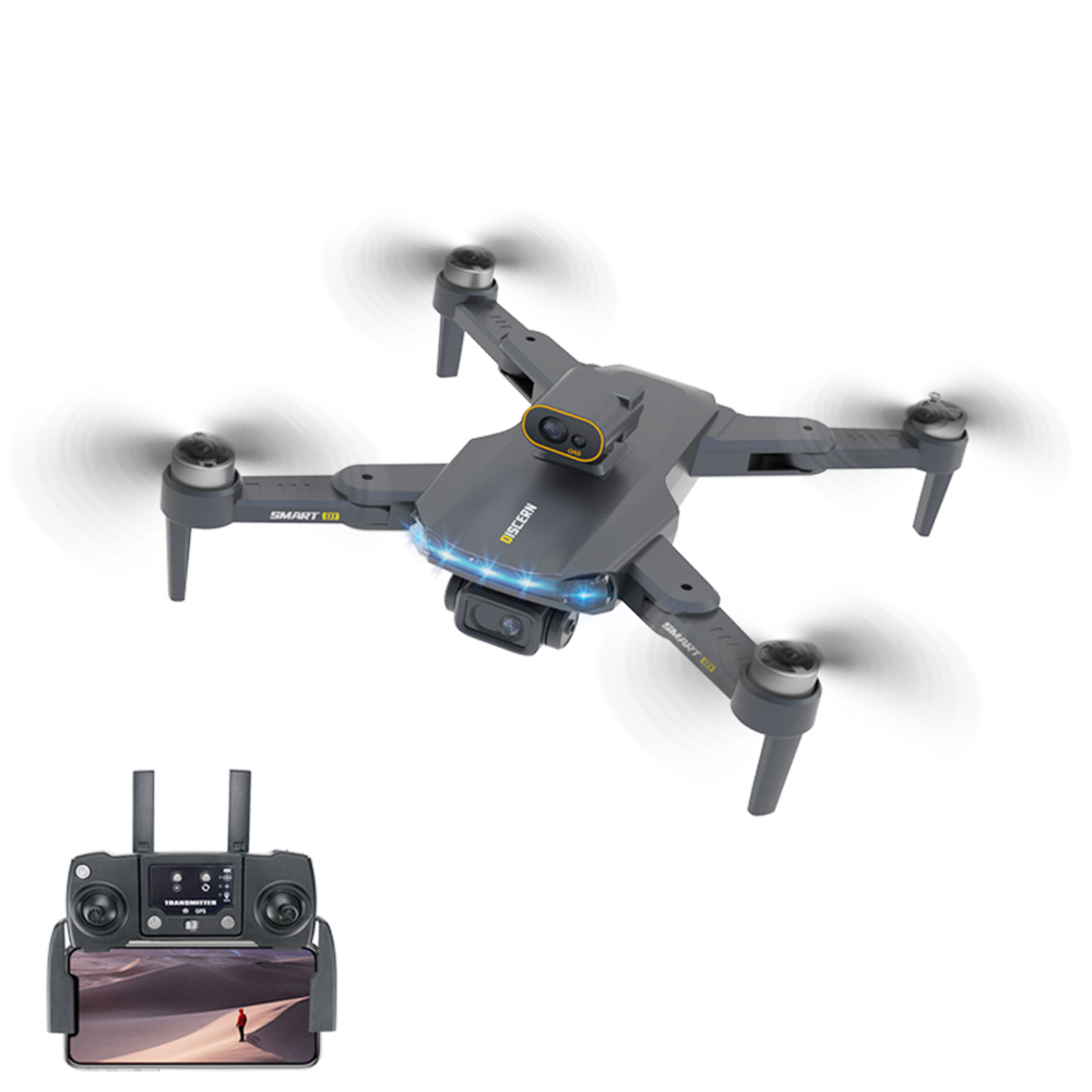 JJRC X21 RC Drone GPS 5G WiFi FPV مع كاميرا حقيقية 4K HD ESC كوادكوبتر RTF مع عقبة Avoider 2 بطاريات - أسود