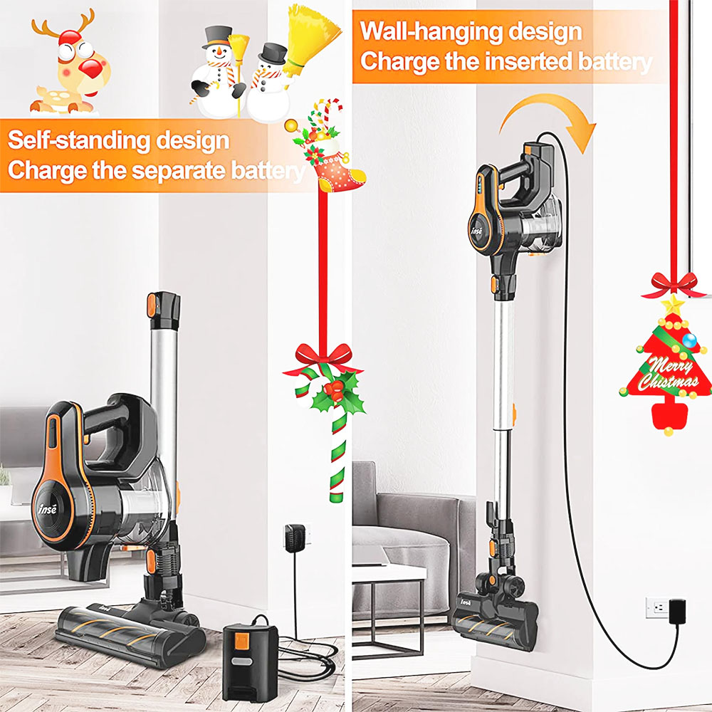INSE S600 Cordless Upright Vacuum Cleaner