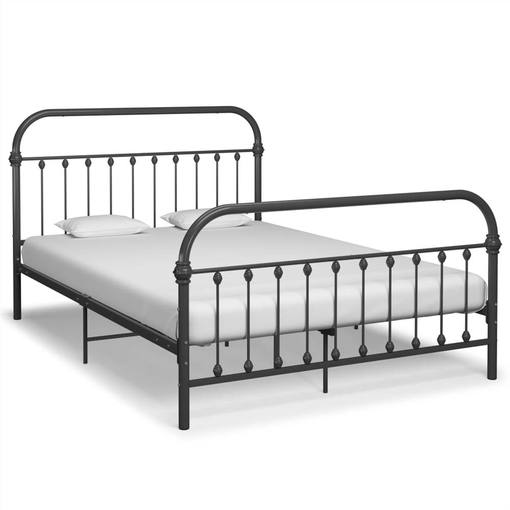 

Bed Frame Grey Metal 120x200 cm