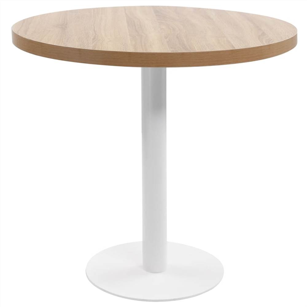 

Bistro Table Light Brown 80 cm MDF