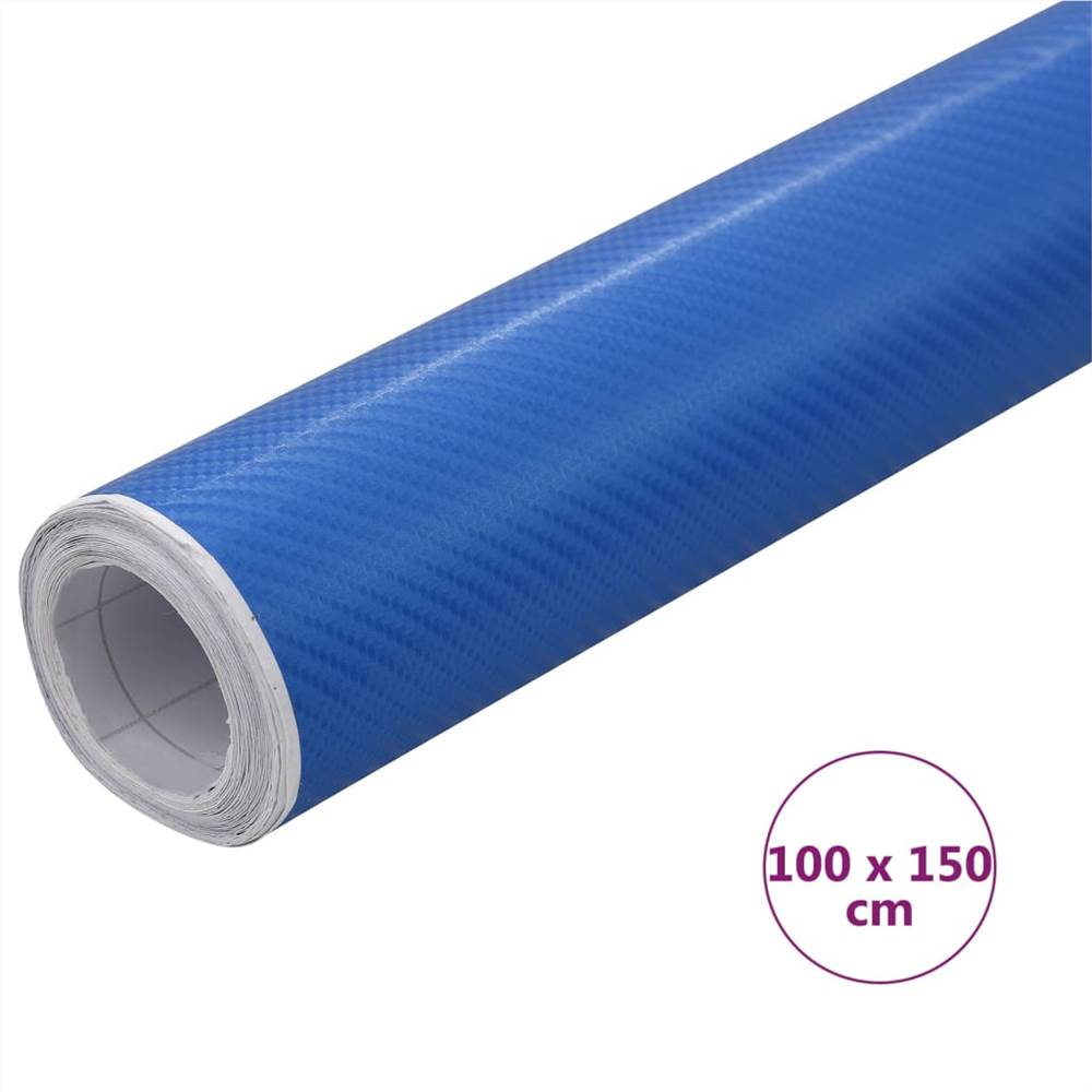Car Film 4D Blue 100x150 cm
