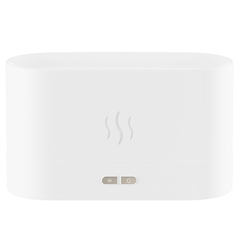 Aromatherapy Diffuser Simulation Flame Mist Humidifier White
