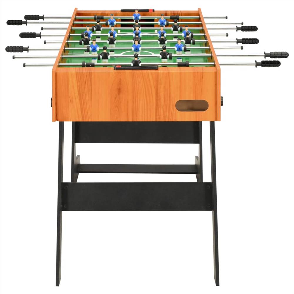 Folding Football Table 121x61x80 cm Light Brown 18 Folding Football Table 121x61x80 cm Light Brown